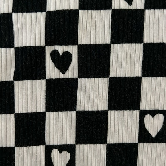 Zara Kids Ribbed Checkered Tshirt - Picture 3 of 4